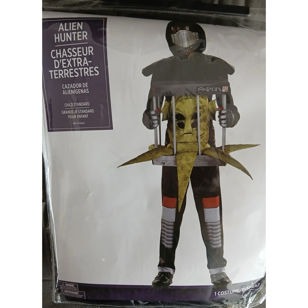 Alien Hunter‎ Illusion Halloween Costume Standard Child Up To Size 10